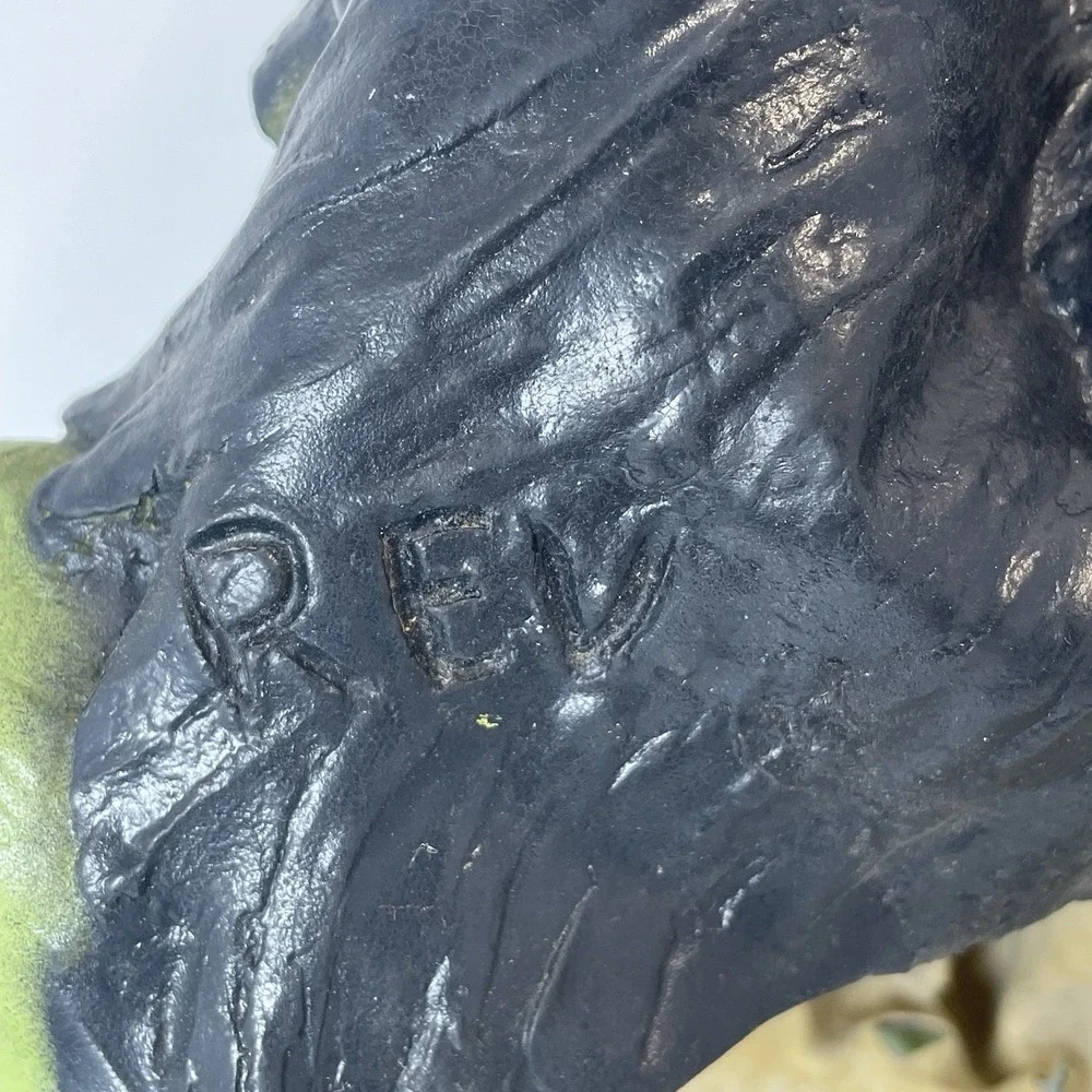 RARE VTG Frankenstein Halloween Latex Mask By Rev‎ Made In Mexico KBF With Tag